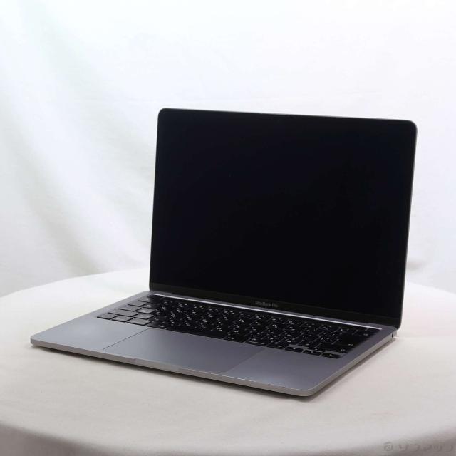 (中古)Apple MacBook Pro 13.3-inch Late-2020 MYD92J/A Apple M1 8コアCPU_8コアGPU 16GB SSD2TB スペースグレイ (14.7 Sonoma)(262-ud)