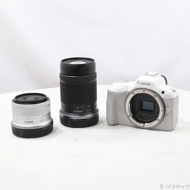 中古)Canon EOS R50 ダブルズームキット ホワイト(251-ud) 【公式通販】