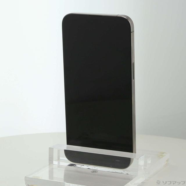 (中古)Apple iPhone15 Pro Max 256GB ナチュラルチタニウム MU6R3J/A SIMフリー(198-ud)