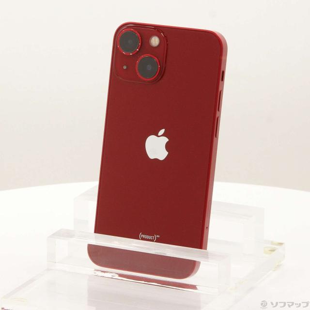 (中古)Apple iPhone13 mini 128GB プロダクトレッド MLJG3J/A SIMフリー(198-ud)
