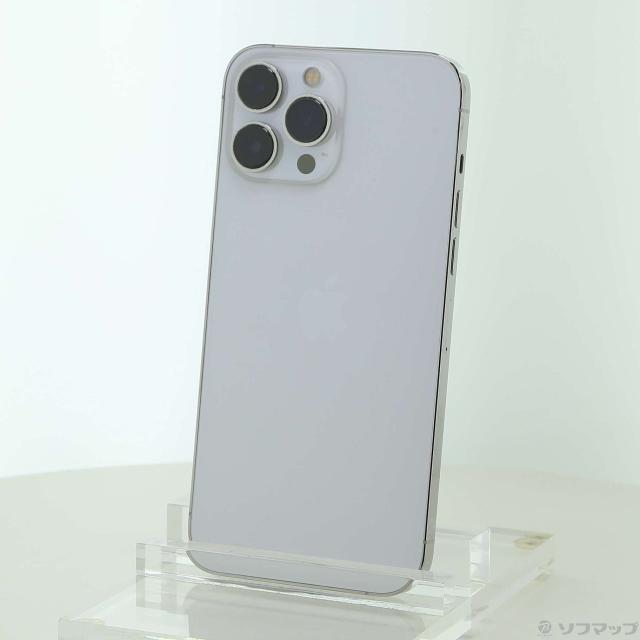 (中古)Apple iPhone13 Pro Max 1TB シルバー MLKH3J/A SIMフリー(198-ud)