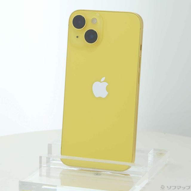 (中古)Apple iPhone14 128GB イエロー MR3Q3J/A SIMフリー(348-ud)