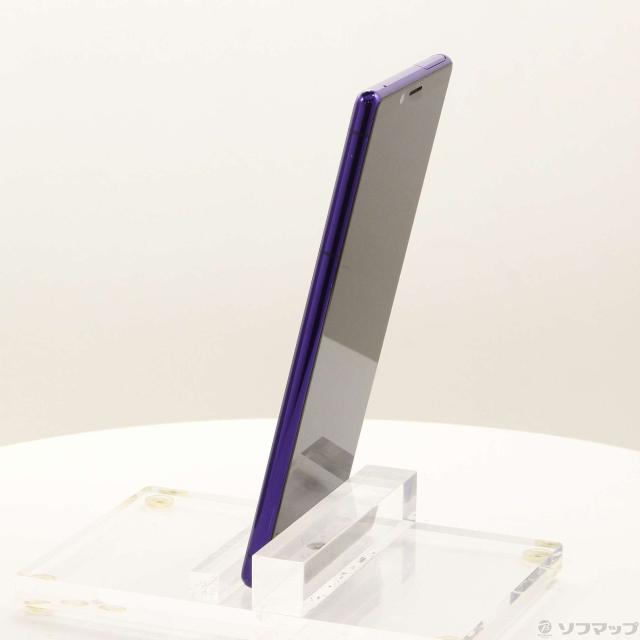 (中古)SONY Xperia 1 64GB パープル SO-03L docomoロック解除SIMフリー(198-ud)_1