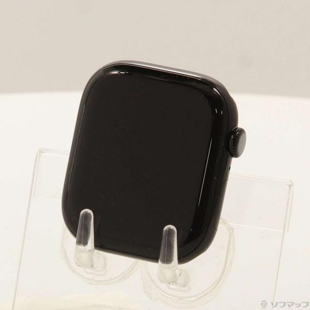 (中古)Apple (展示品) Apple Watch Series 10 GPS 46mm ジェットブラックアルミニウムケース バンド無し(198-ud)