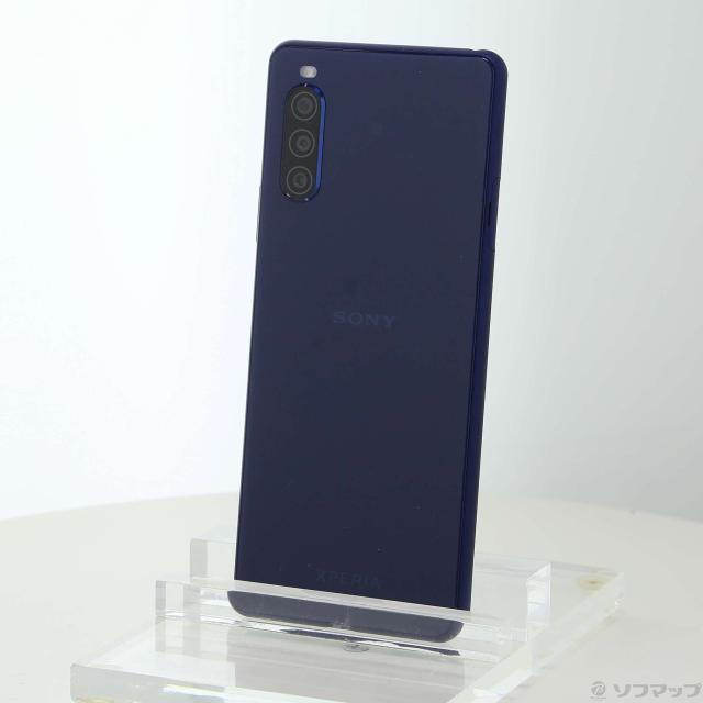 (中古)SONY Xperia 10 II 64GB ブルー SOSAP4 Y!mobile(352-ud)