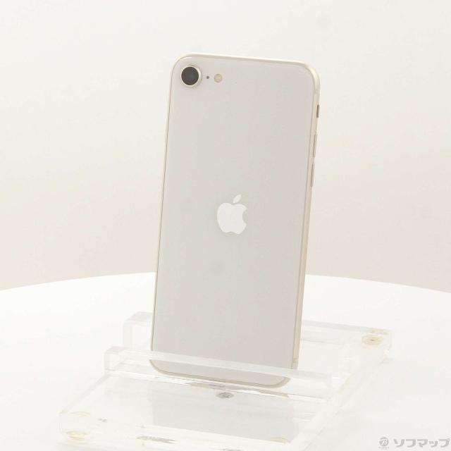 中古)Apple iPhone SE 第3世代 64GB スターライト MMYD3J/A SIMフリー 