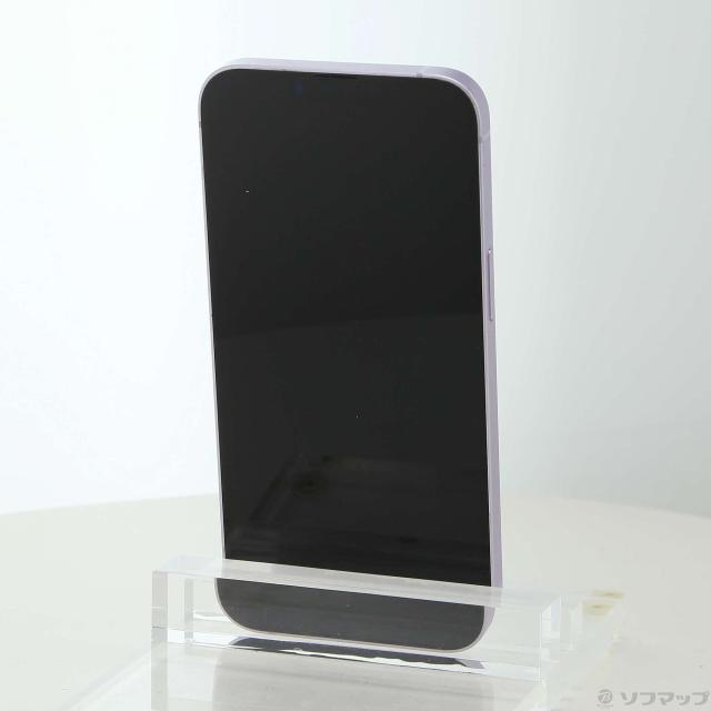 (中古)Apple iPhone14 128GB パープル MPUY3J/A SIMフリー(348-ud)_2