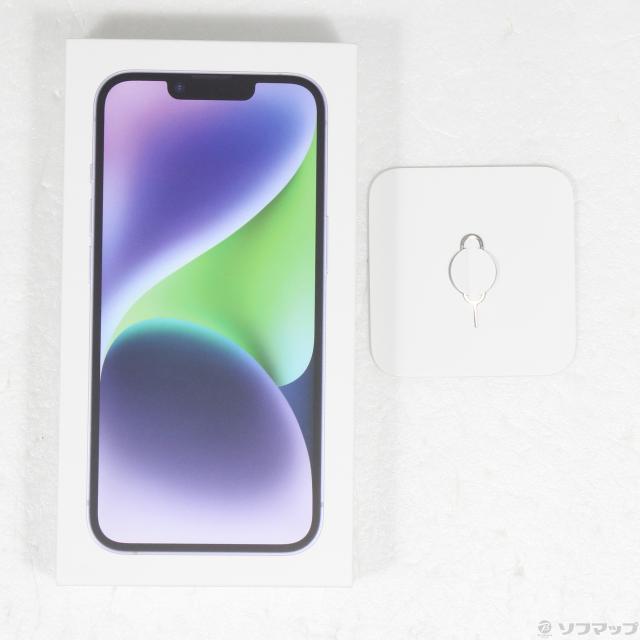 (中古)Apple iPhone14 128GB パープル MPUY3J/A SIMフリー(348-ud)_4