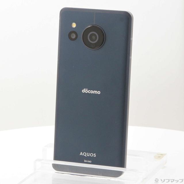 (中古)SHARP AQUOS sense8 128GB コバルトブラック SH-54D docomo SIMフリー(198-ud)