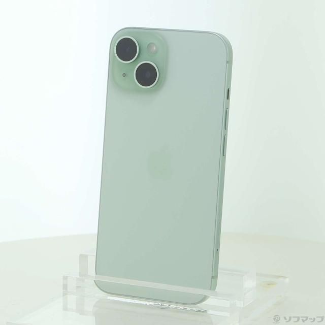 中古)Apple iPhone15 128GB グリーン MTMM3J/A SIMフリー(198-ud)