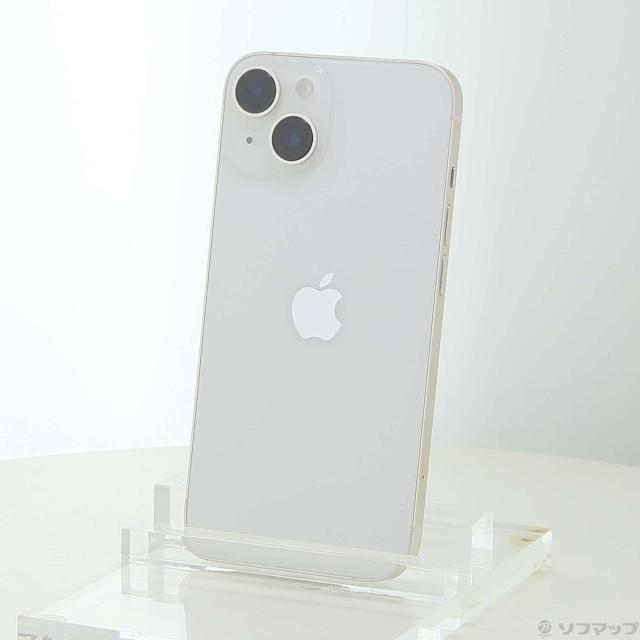 (中古)Apple iPhone14 128GB スターライト MPUQ3J/A SIMフリー(198-ud)