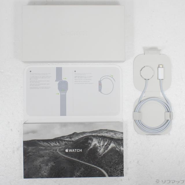 (中古)Apple Apple Watch Ultra GPS + Cellular 49mm チタニウムケース ブラック/グレイトレイルループ(377-ud)_4