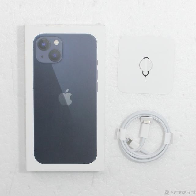 (中古)Apple iPhone13 128GB ミッドナイト MLNC3J/A SIMフリー(269-ud)_4