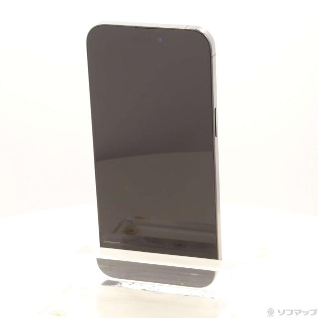 (中古)Apple iPhone15 Pro Max 256GB ブラックチタニウム MU6P3J/A SIMフリー(198-ud)