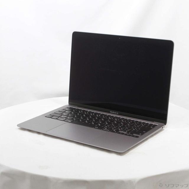 (中古)MacBook Air 13.3-inch Late-2020 MGN63J/A M1 8コアCPU_7コアGPU 8GB SSD256GB スペースグレイ (15.3 Sequoia)(377-ud)