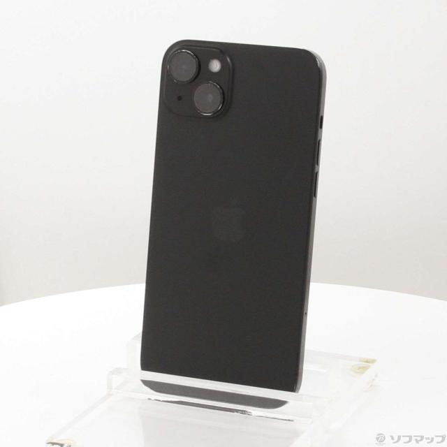 (中古)Apple iPhone15 Plus 128GB ブラック MU083J/A SIMフリー(198-ud)