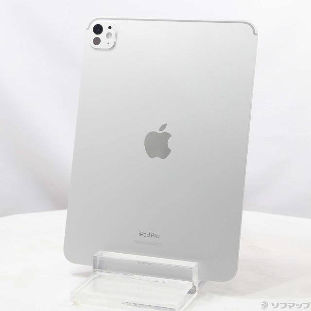 (中古)Apple iPad Pro 11インチ 第5世代 標準ガラス 256GB シルバー 3M773J/A Wi-Fi(348-ud)