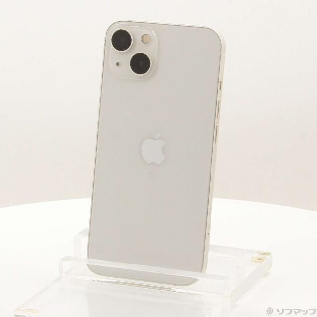 (中古)Apple iPhone13 128GB スターライト MLND3J/A SIMフリー(276-ud)