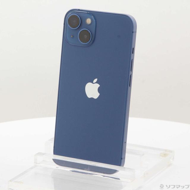 (中古)Apple iPhone13 128GB ブルー MLNG3J/A SIMフリー(276-ud)