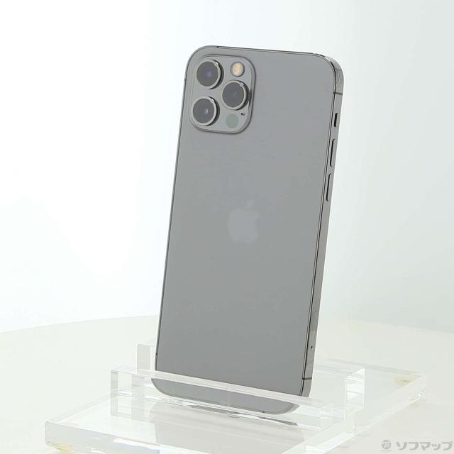 (中古)Apple iPhone12 Pro 128GB グラファイト MGM53J/A SIMフリー (ネットワーク利用制限▲)(262-ud)