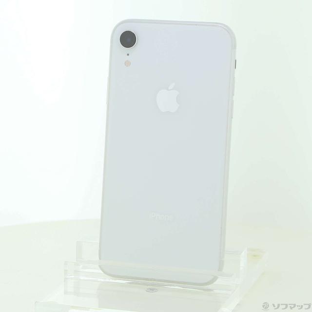 (中古)Apple iPhoneXR 128GB ホワイト MT0J2J/A SIMフリー(262-ud)
