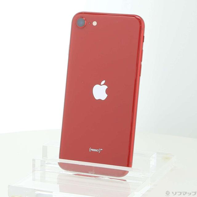 (中古)Apple iPhone SE 第3世代 256GB プロダクトレッド MMYL3J/A SIMフリー(262-ud)