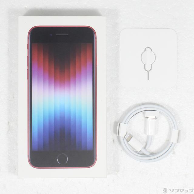 (中古)Apple iPhone SE 第3世代 256GB プロダクトレッド MMYL3J/A SIMフリー(262-ud)_4