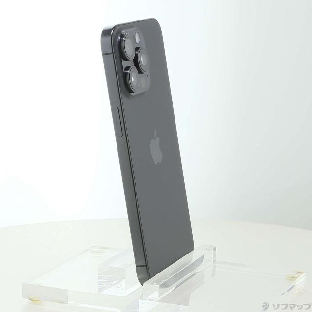 (中古)Apple iPhone15 Pro Max 256GB ブラックチタニウム MU6P3J/A SIMフリー(276-ud)