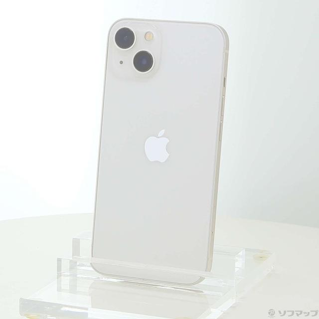 (中古)Apple iPhone13 128GB スターライト MLND3J/A SIMフリー(276-ud)