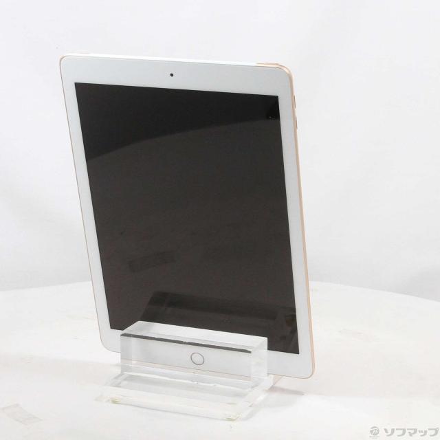 (中古)Apple iPad 第6世代 32GB ゴールド MRM02J/A docomoロック解除SIMフリー(377-ud)_2