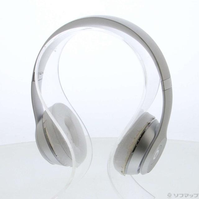 (中古)Beats by Dr. Dre Beats Solo3 Wireless MNEQ2PA/A シルバー(377-ud)