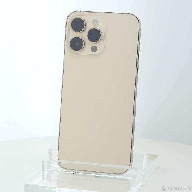 (中古)Apple iPhone14 Pro Max 512GB ゴールド MQ9H3J/A SIMフリー(251-ud)