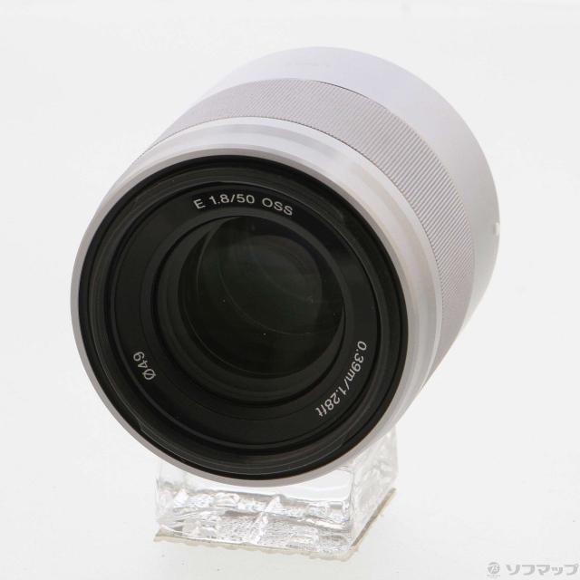 (中古)SONY E 50mm F1.8 OSS SEL50F18 Eレンズ/シルバー(297-ud)