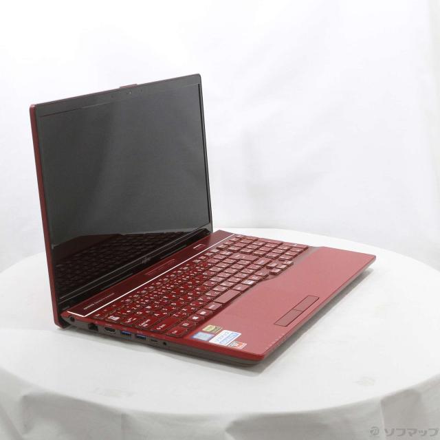 (中古)FUJITSU LIFEBOOK AH53/C2 FMVA53C2R ガーネットレッド (Windows 10)(368-ud)