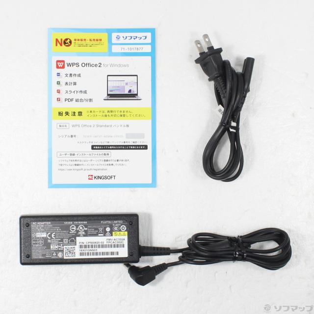 (中古)FUJITSU LIFEBOOK AH53/C2 FMVA53C2R ガーネットレッド (Windows 10)(368-ud)