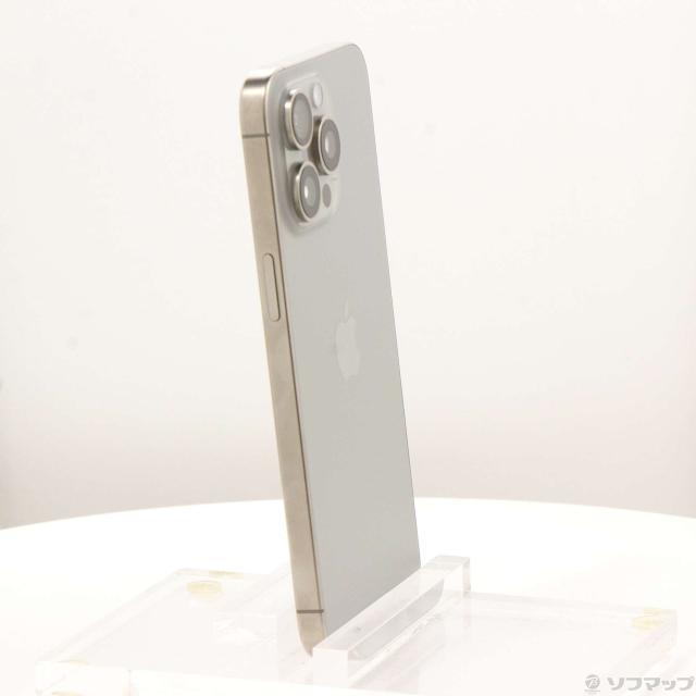 (中古)Apple iPhone15 Pro Max 256GB ナチュラルチタニウム MU6R3J/A SIMフリー(198-ud)