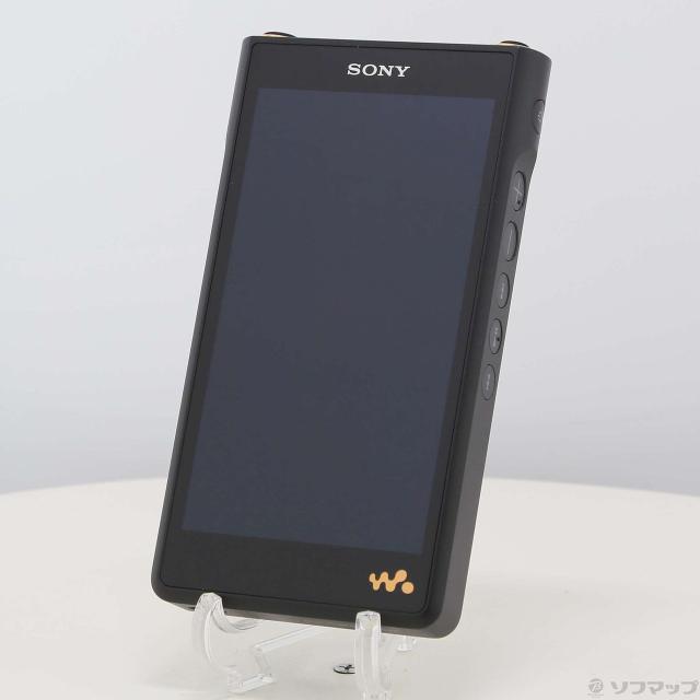(中古)SONY WALKMAN WM1AM2 メモリ128GB+microSD ブラック NW-WM1AM2(349-ud)