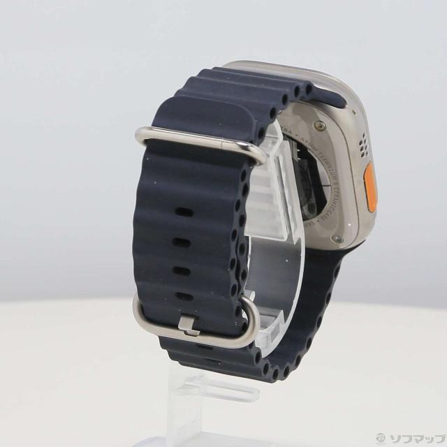 (中古)Apple Apple Watch Ultra GPS + Cellular 49mm チタニウムケース ミッドナイトオーシャンバンド(377-ud)_2