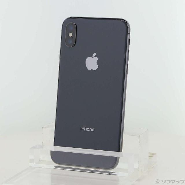 中古)Apple iPhoneX 64GB スペースグレイ MQAX2J/A SIMフリー(247-ud