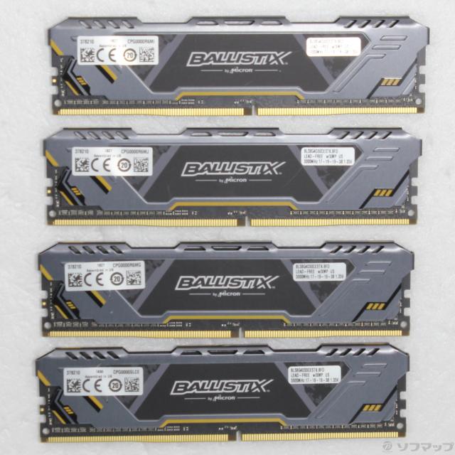 (中古)288P PC4-24000 DDR4-3000 32GB 8GB×4枚組(262-ud)
