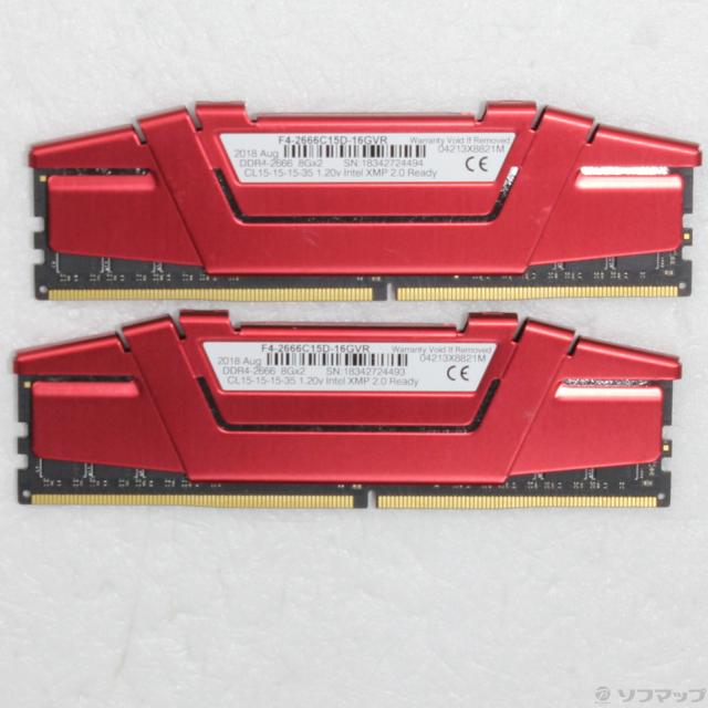 (中古)288P PC4-21300 DDR4-2666 16GB 8GB×2枚組(377-ud)