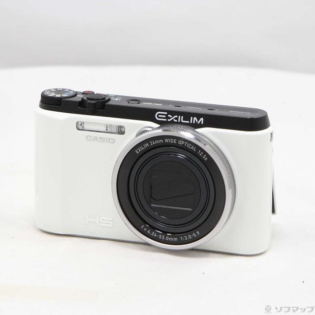 (中古)CASIO HIGH SPEED EXILIM EX-FC300SWE ホワイト (ゴルフ対応)(198-ud)