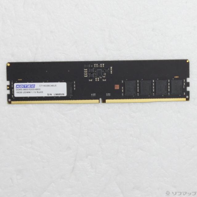 (中古)288P PC5-44800 DDR5-5600 16GB(377-ud)