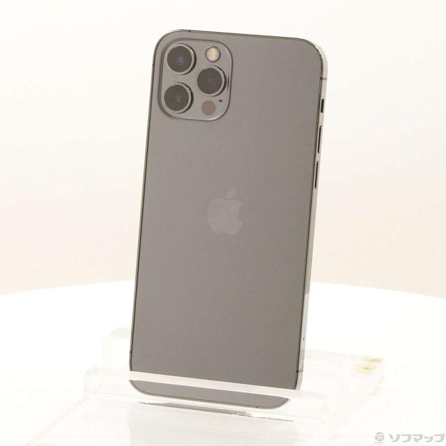 (中古)Apple iPhone12 Pro 256GB グラファイト MGM93J/A SIMフリー(297-ud)