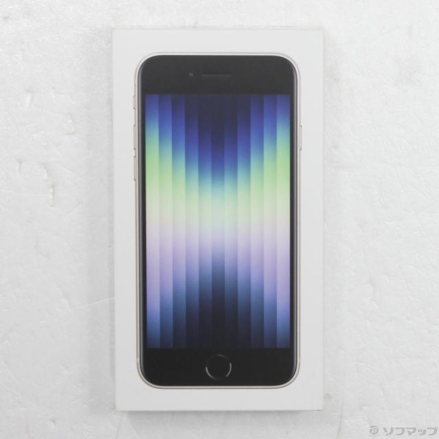 (中古)Apple iPhone SE 第3世代 64GB スターライト MMYD3J/A SIMフリー(198-ud)_4