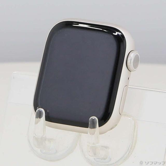 (中古)Apple Apple Watch Series 7 GPS 41mm スターライトアルミニウムケース バンド無し(262-ud)