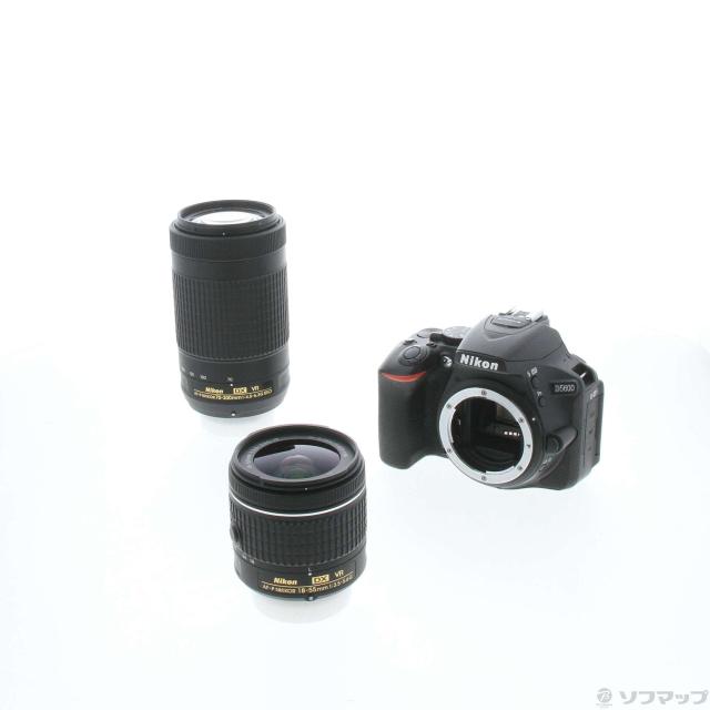 中古)Nikon NIKON D5600 ダブルズームキット ブラック(262-ud) 【公式