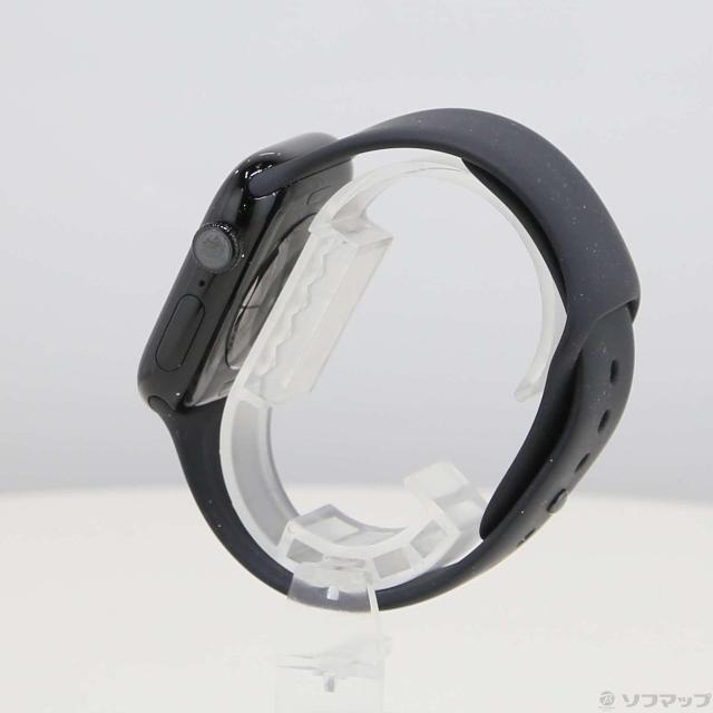 (中古)Apple Apple Watch Series 10 GPS 42mm ジェットブラックアルミニウムケース ブラックスポーツバンド(344-ud)_1