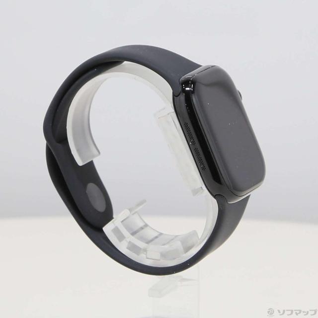 (中古)Apple Apple Watch Series 10 GPS 42mm ジェットブラックアルミニウムケース ブラックスポーツバンド(344-ud)_3