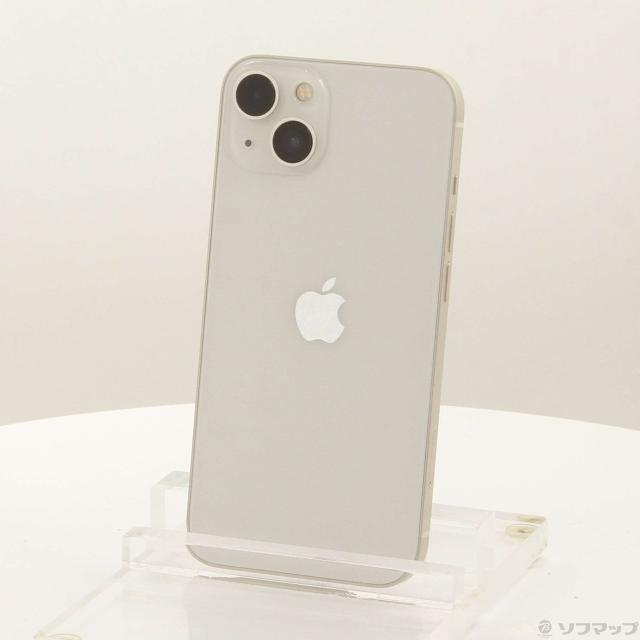 (中古)Apple iPhone13 128GB スターライト MLND3J/A SIMフリー(198-ud)